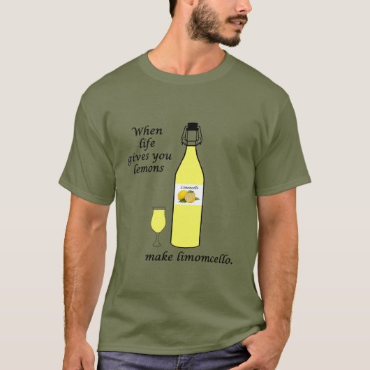 Citroenen tot Limoncello T-shirt (Voorkant)