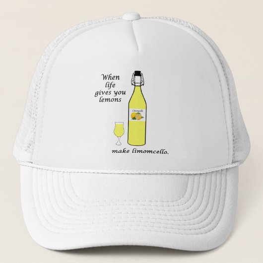 Citroenen tot Limoncello Trucker Pet (Voorkant)