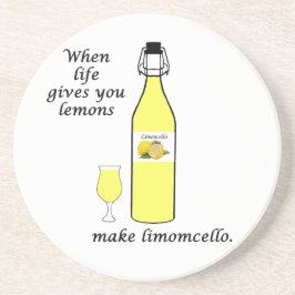 Citroenen tot Limoncello Zandsteen Onderzetter
