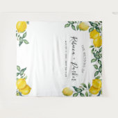 Citroenen TROUW Achtergrond Fotobooth Wandkleed (Voorkant (horizontaal))