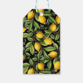 Citroenen van de Amalfi Coast Elegant Cadeaulabel (Voorkant)