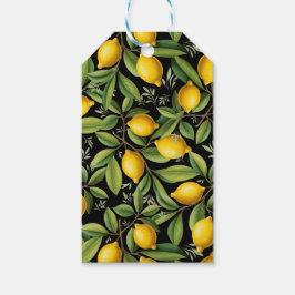 Citroenen van de Amalfi Coast Elegant Cadeaulabel