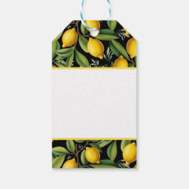 Citroenen van de Amalfi Coast Elegant Cadeaulabel