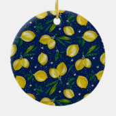 Citroenen van  keramisch Ornament van Sorrento (Achterkant)