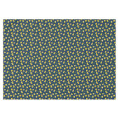 Citroenen van Sorrento Blue en Yellow Citrus Tafelkleed (Voorkant (Horizontaal))