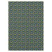 Citroenen van Sorrento Blue en Yellow Citrus Tafelkleed (Voorkant)