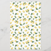 Citroenen Verzin die liefdeslied Bruids douche spe Flyer (Achterkant)