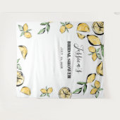 Citroenen Vrijgezellenfeest Achtergrond Fotocabine Wandkleed (Voorkant (horizontaal))