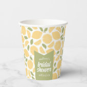 Citroenen Vrijgezellenfeest gepersonaliseerd Papieren Bekers (Voorkant)