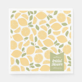 Citroenen Vrijgezellenfeest gepersonaliseerd Servet