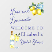 Citroenen Vrijgezellenfeest Mirror Welkomstbord De Raamsticker (Vel)