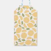 Citroenen Vrijgezellenfeest of bruiloft gepersonal Cadeaulabel (Achterkant)