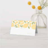 Citroenen Vrijgezellenfeest of bruiloft Plaatskaartje (Voorkant)