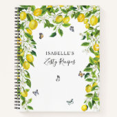 Citroenenrecept Notitieboek (Voorkant)