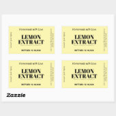 Citroenextract moderne label sticker ZEX_001d (Vel)