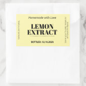 Citroenextract moderne label sticker ZEX_001d (Tas)