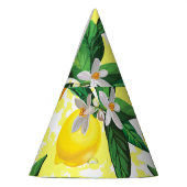 Citroenfantasie: Creatief bloemenpatroon Feesthoedjes (Links)