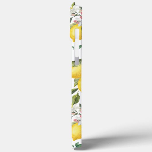 Citroenfruit en bladeren Pattern Waterverf Case-Mate iPhone Case (Achterkant / Links)