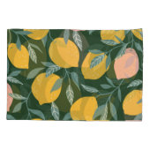  citroenfruit naadloos patroon kussensloop (Achterkant)