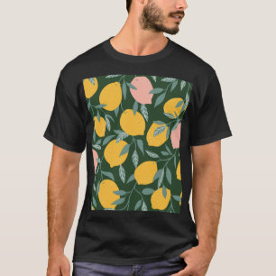citroenfruit naadloos patroon t-shirt