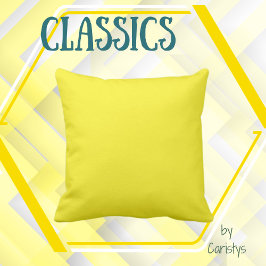 Citroengeel binnen buitenkussen