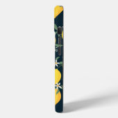Citroengeel bladpatroon Case-Mate iPhone case (Achterkant / Links)