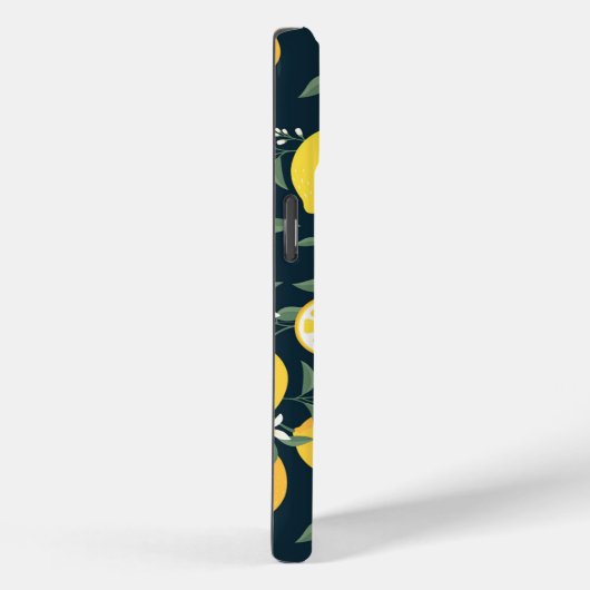 Citroengeel bladpatroon Case-Mate iPhone case (Achterkant / Rechts)