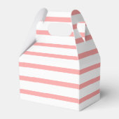 Citroengeel en roze Waterverf Baby Girl Shower Bedankdoosjes (Achterkant)