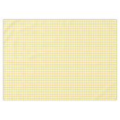 Citroengeel Gingham Tafelkleed (Voorkant (Horizontaal))