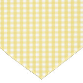 Citroengeel Gingham Tafelkleed (Gekanteld)