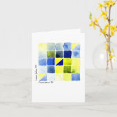 Citroengeel - Kobalt Blauw Kleur Mix Kaart (Gele Bloem)