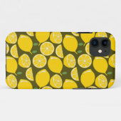 Citroengeel Modern Fun Schattige Case-Mate iPhone Case (Achterkant (horizontaal))