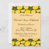 Citroengeel Modern Fun Schattige Kaart (Achterkant)