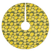 Citroengeel Modern Fun Schattige Kerstboom Rok (Voorkant)