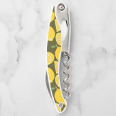 Citroengeel Modern Fun Schattige Kurkentrekker (Achterkant)