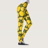 Citroengeel Modern Fun Schattige Leggings (Rechts)