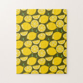 Citroengeel Modern Fun Schattige Legpuzzel (Verticaal)