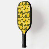 Citroengeel Modern Fun Schattige Pickleball Paddle (Links)