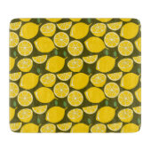 Citroengeel Modern Fun Schattige Snijplank (Voorkant)