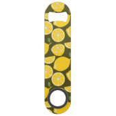 Citroengeel Modern Fun Schattige Speed Flessenopener (Voorkant)