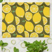Citroengeel Modern Fun Schattige Theedoek (Gevouwen)