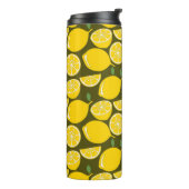 Citroengeel Modern Fun Schattige Thermosbeker (Gedraaid links)