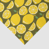 Citroengeel Modern Fun Schattige Tissuepapier (Detail)