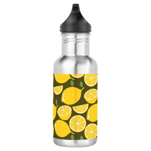 Citroengeel Modern Fun Schattige Waterfles (Rechts)