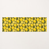 Citroengeel Modern Fun Schattige Yogamat (Achterkant (horizontaal))