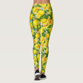 Citroengeel & Pillen Gezondheidspatroon Leggings (Achterkant)