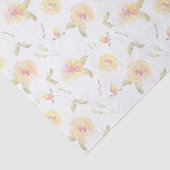 Citroengeel Waterverf Tissuepapier