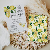 Citroengeel Ze vond Main Squeeze Vrijgezellenfeest Kaart