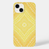 Citroengele Boho Mandala kaleidoscoop Case-Mate iPhone Case (Achterkant)