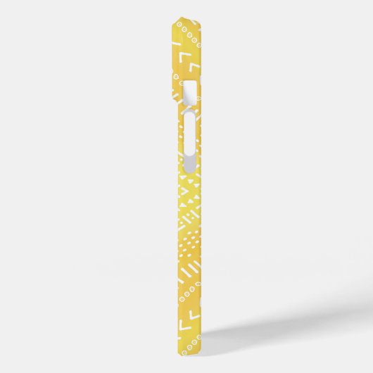 Citroengele Boho Mandala kaleidoscoop Case-Mate iPhone Case (Achterkant / Links)